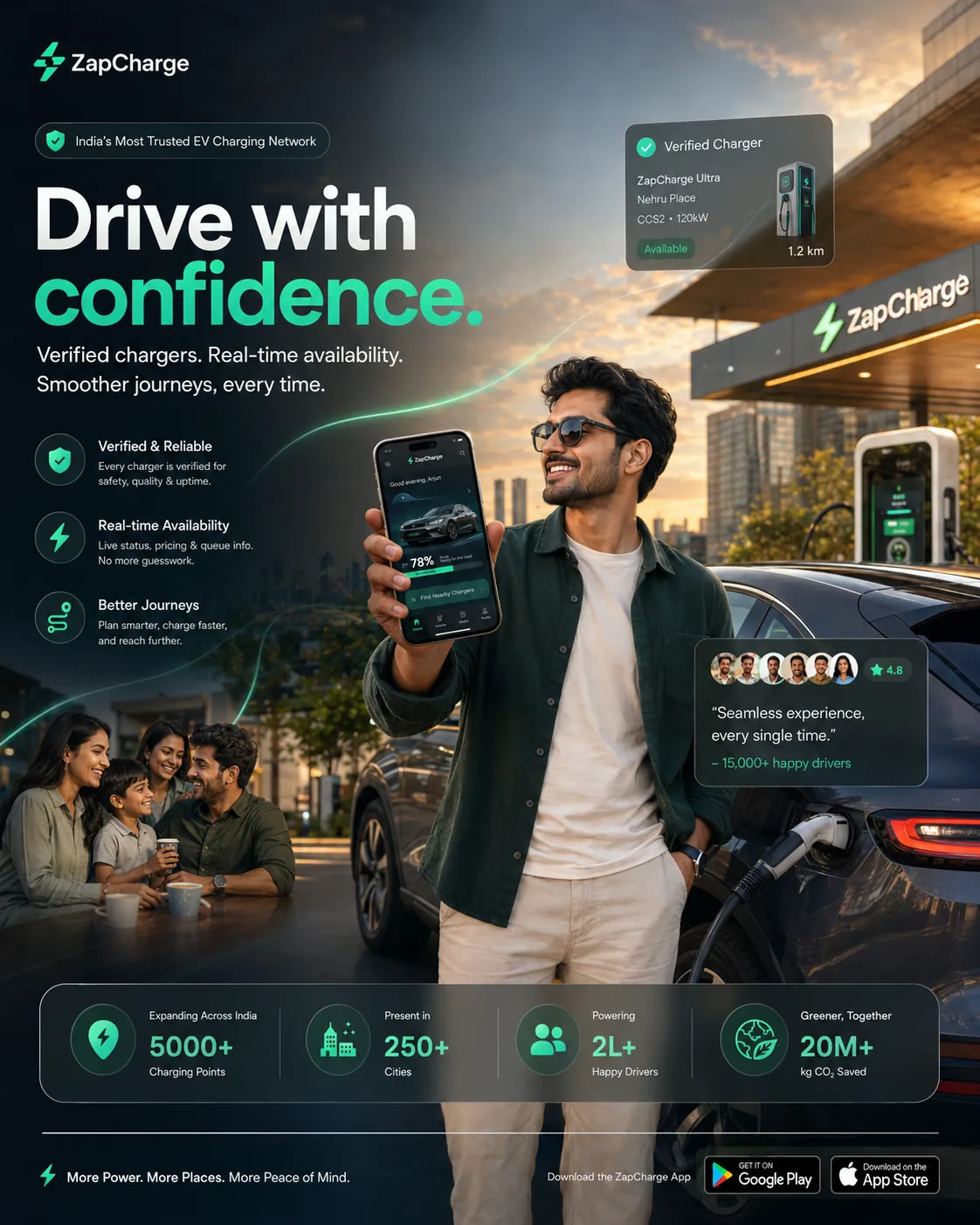Satisfied ZapCharge driver